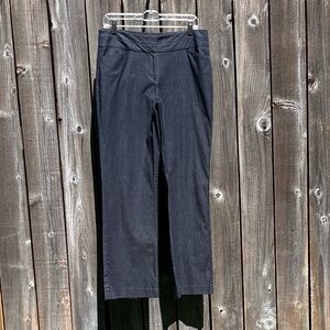 Loft blue original straight leg pants size 6